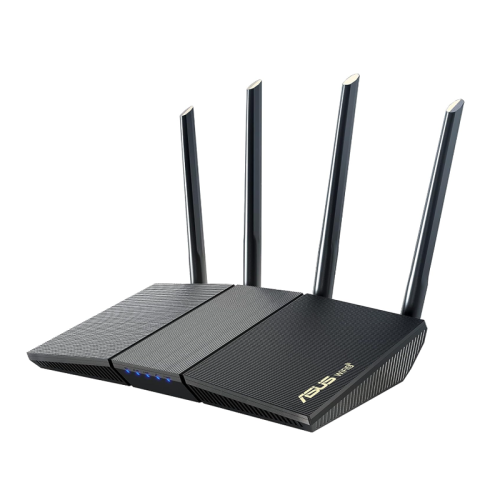 ASUS RT-AX1800S Dual Band WiFi 6 Extendable Router, Subscription-Free Network Security, Parental Control, Built-in VPN, AiMesh Compatible, Gaming & Streaming, Smart Home